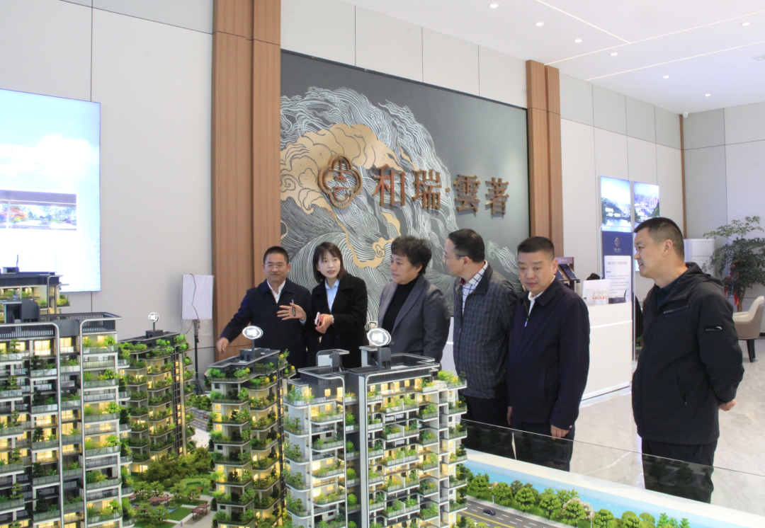 十堰市茅箭区人大常委会一行莅临和瑞·雲著项目考察调研