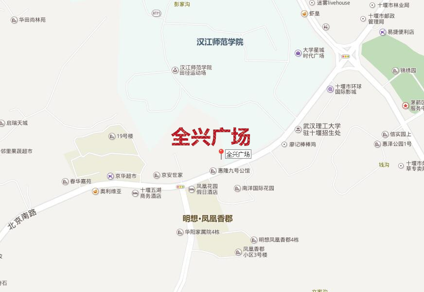 全兴广场区位图