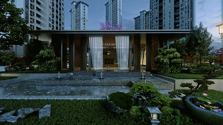 汉江璟城新中式府院：汉江畔重塑东方园林雅居